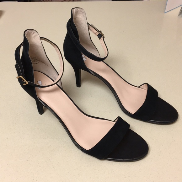 Nordstrom BP black suede heels - Picture 2 of 5